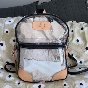 Jon Hart clear backpack